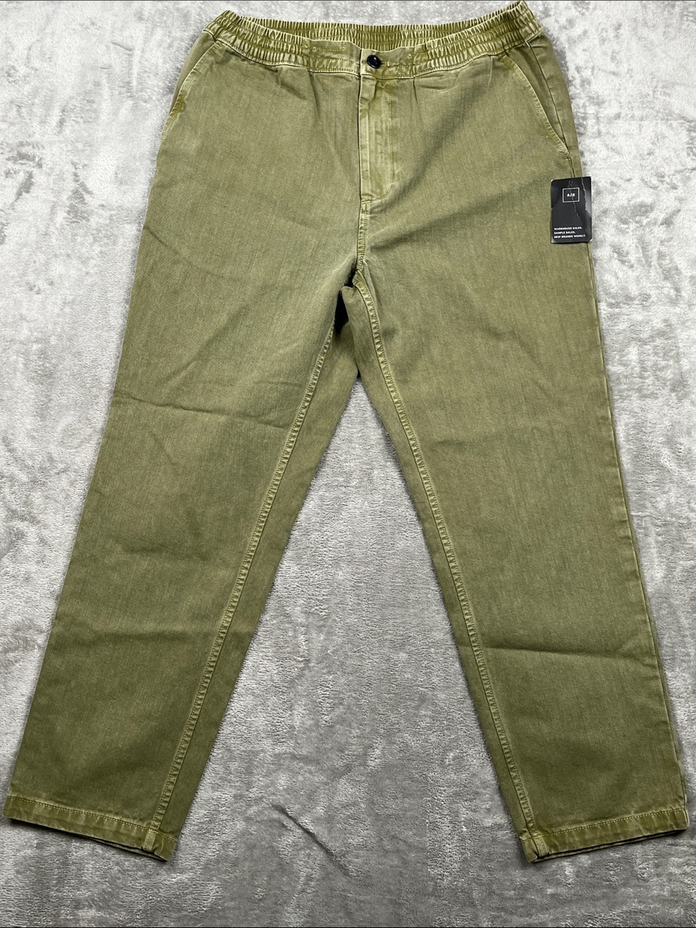 NEW Outerknown 10, 30 Women's Olive Green Casual Straight-Leg Beach Pants